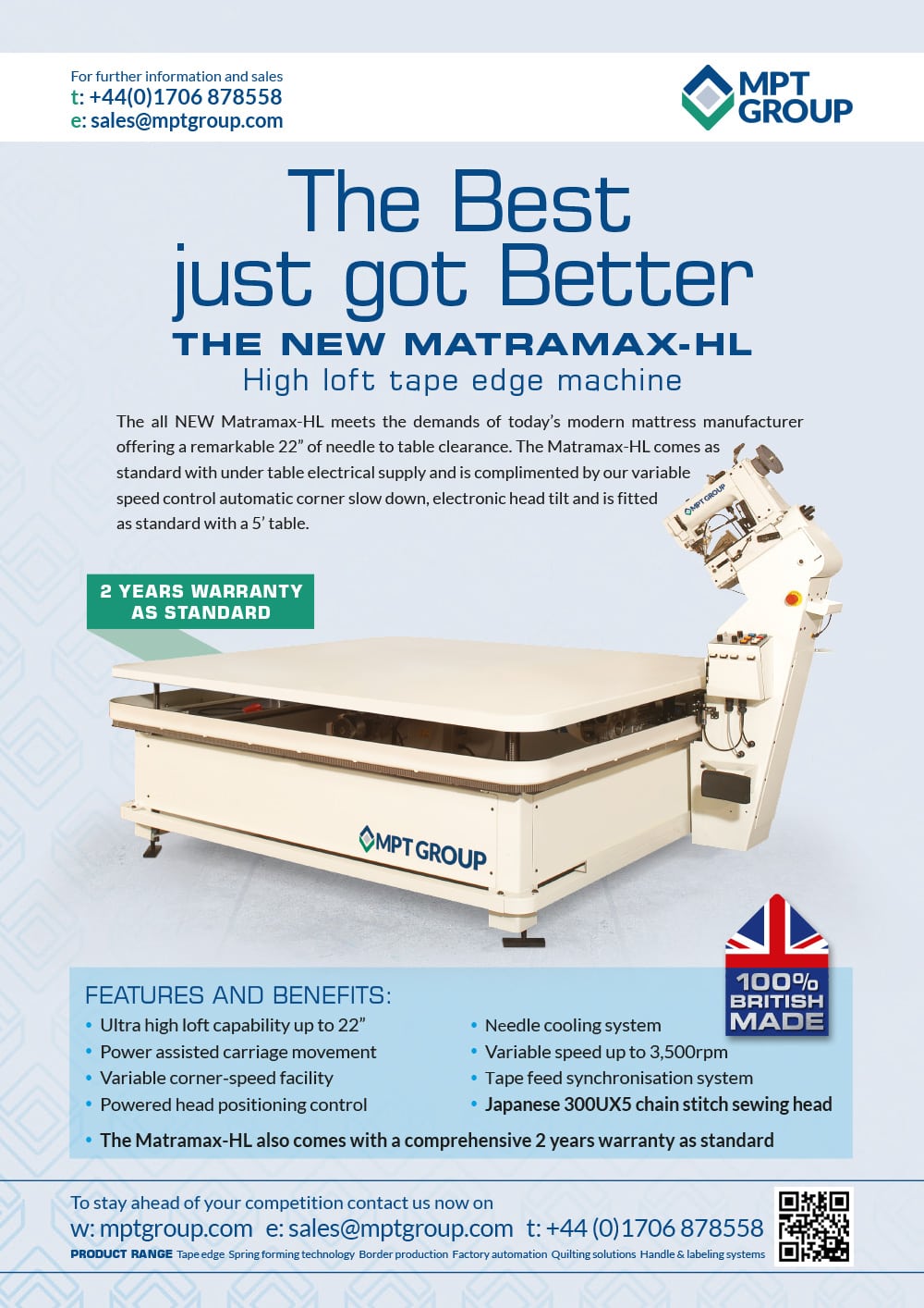 Matramax HL Tape Edge Machine