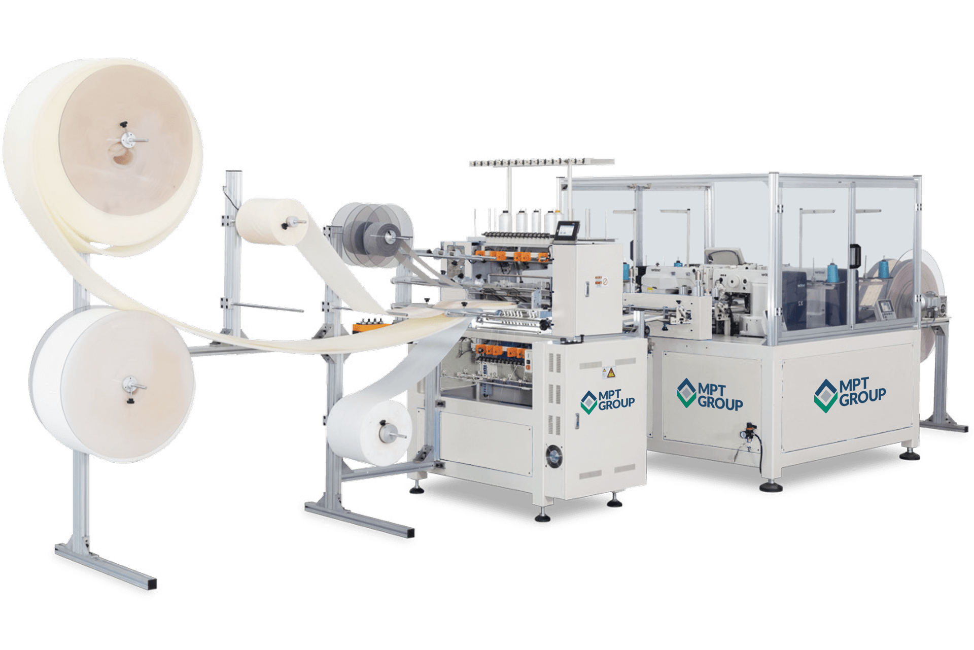 MPT Group EcoTac With 3D Border mattress border machine, mattress quilting machine, mattress machinery, automatic mattress border machinery